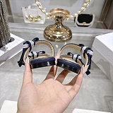 J'Adior Sandal with Straps(navy blue & white)