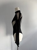 Mugler Black Illusion Bodysuit