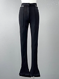 Mugler cut-out Detail Trousers | Black