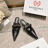 Balenciaga Women's City Mule in Black
