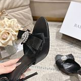 Balenciaga Bow-detailed Satin Sandals