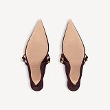 Balenciaga Women's City Mule in Merlot