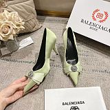 Balenciaga Women's Avenue Palazzo Pump in Green