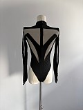 Mugler Black Illusion Bodysuit