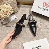 Balenciaga Women's City Mule in Black