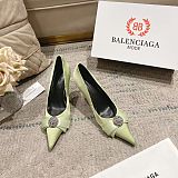 Balenciaga Women's Avenue Palazzo Pump in Green