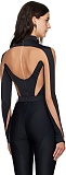 Mugler Black Illusion Bodysuit