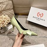 Balenciaga Women's Avenue Palazzo Pump in Green