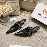 Balenciaga Women's City Mule in Black