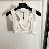 Ribbed Knit Logo Bralette & Boxer Shorts Set