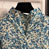 Dior Ditsy Floral Long Sleeve Shirtdress