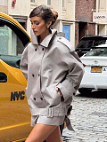 Double-Breasted Belted Trench Coat