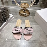 Dioriviera Dior Woven Slide in Pink