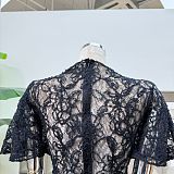Lace Gown in Black