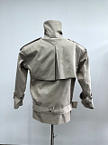 Double-Breasted Belted Trench Coat