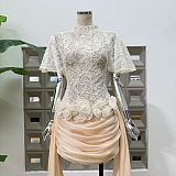 Lace Gown in White