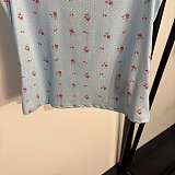 Prada Floral Ribbed Knit Tank Top