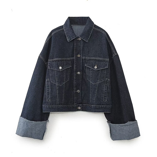 Denim Blue Over Size Jacket