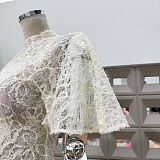 Lace Gown in White