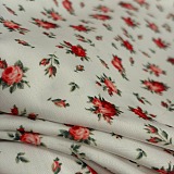 D&G  Small Rose-print poplin Trousers in Multicolor