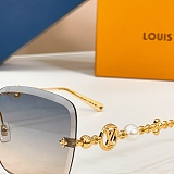 LV Jewel Pearl Square Sunglasses