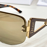 Dior Escrime Metal Frame Sunglasses