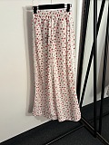 D&G  Small Rose-print poplin Trousers in Multicolor