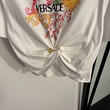 Baroque Graphic Tee with Safety Pin