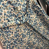Dior Ditsy Floral Long Sleeve Shirtdress