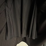 Dior A-Line Midi Skirt with CD Buckle Leather Belt