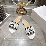 Dioriviera Dior Woven Slide in White