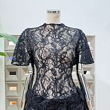 Lace Gown in Black