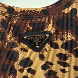 Prada Bodycon Animal Print Cami Dress