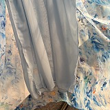 D&G  Blue Floral Chiffon Midi Dress