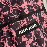 Miu Miu Printed Slip Dress with Lace Hem