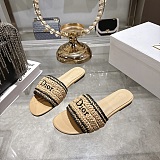 Dioriviera Dior Woven Slide in Beige