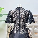 Lace Gown in Black