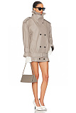 Double-Breasted Belted Trench Coat