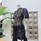 Lace Gown in Black