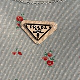 Prada Floral Ribbed Knit Tank Top