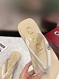 Women's thong sandal with Double G