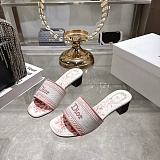 Dioriviera Dway Heeled Slide in Pink