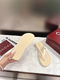 Women's thong sandal with Double G
