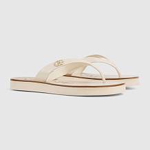 Women's thong sandal with Double G