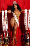 Gold Halter Bodysuit