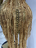 Rhinestone Fringes Luxe Party Dress
