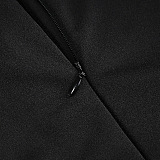 Long Sleeve Ruched Bodycon Dress with Crystal Details