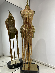 Rhinestone Fringes Luxe Party Dress