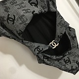 Chanel Classic CC Monogram Cut-Out One-Piece Swimsuit