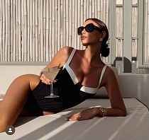 Chanel Classic Monochromatic Bustier One-Piece Swimsuit